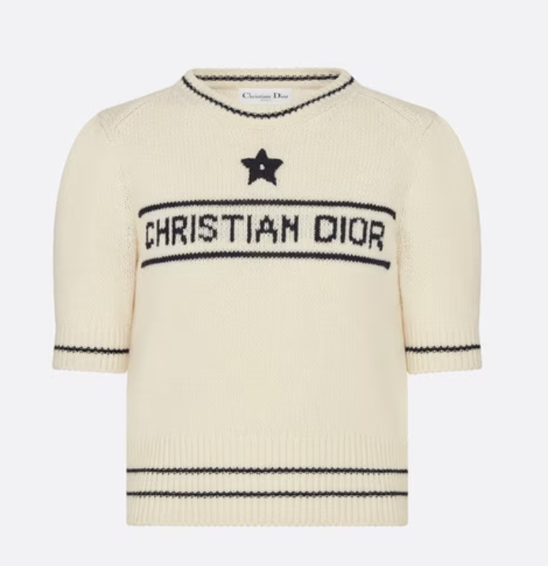 'CHRISTIAN DIOR' SHORT-SLEEVED SWEATER
