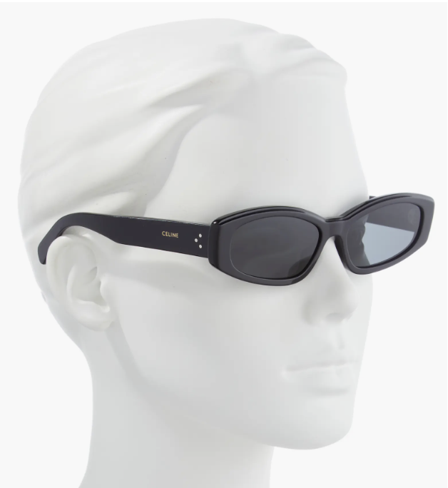 CELINE Bold 58mm Rectangular Sunglasses