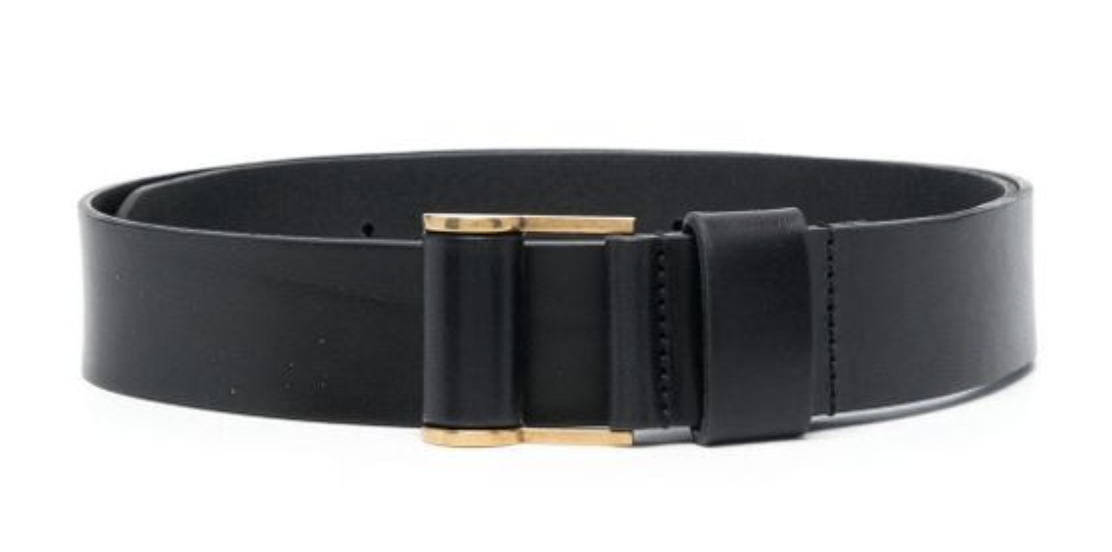 SAINT LAURENT
Men's Black Corset Leather Belt