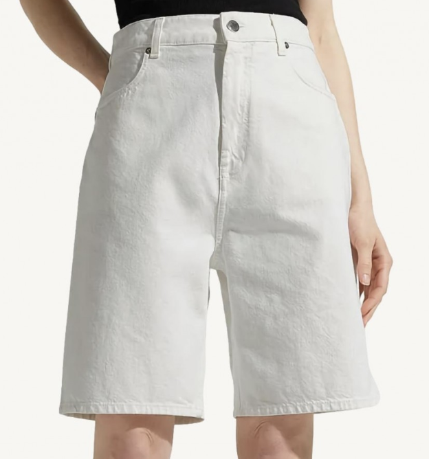 Loulou Studio Organic cotton denim shorts