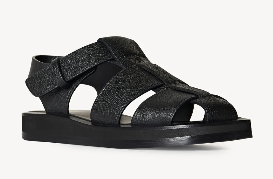 THE ROW Fisherman Sandal in Leather